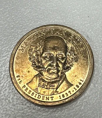 US One Dollar Coin President Series Martin Van Buren P 1837-1841 • $1000