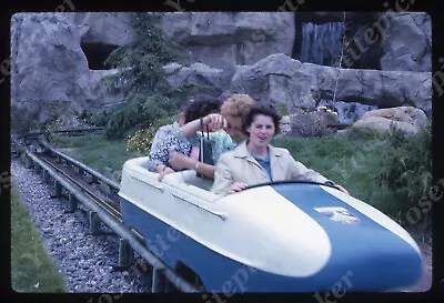 Sl71 Original Slide 1960's Disneyland Matterhorn Bobsleds 849a • $14.25