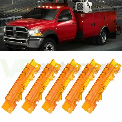 5X 6 LED Cab Marker Top Roof Light For 2003-up Volvo VN/VNL Truck Amber • $27.25