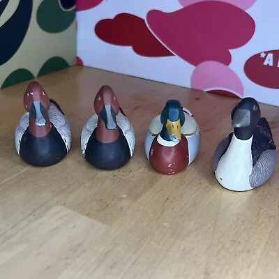 Avon Collector Duck Series Mallard Pintail Canvasback Lot Of 4  • $8