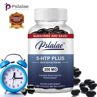 5-HTP 200mg - With Co-factor B6 - Enhance Energy Improve Sleep Mood & Anxiety • $23.90