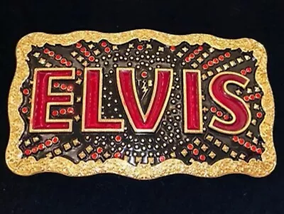 Elvis Movie Belt Buckle As Worn By Baz Luhrmann With TCB Logo • $74.99