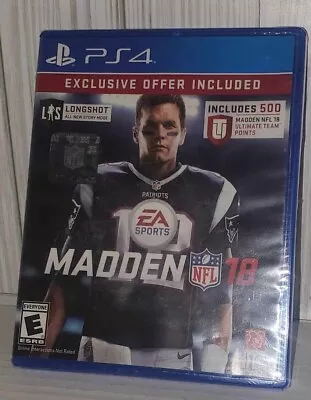 Madden NFL 18 (Playstation 4) Sealed • $6