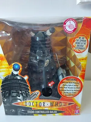 Doctor Who Black Dalek RC Sound / Lights 12  Dalek Replica *Please Read* • £89.99