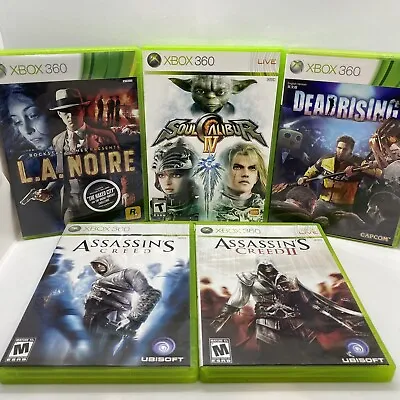 5x Xbox 360 Game Bundle NTSC J & NTSC All Complete With Manual Free Tracked Post • $49.99