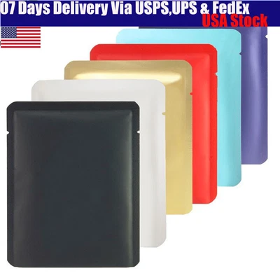 $19.99 • Buy Packaging Vacuum Heat Seal Coffee Bags Open Top Tear Notch Matte Powder Pouches