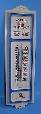 Joel's Auto Service Valvoline Eau Claire Plastic Wall Thermometer Clean • $19