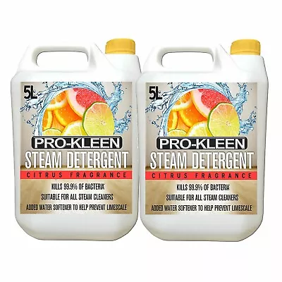 ProKleen Steam Detergent Cleaner Citrus Mop Hard Floor Fluid Solution 10L • £20.95