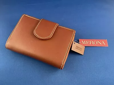 Merona Wallet Brown Tan Leather New With Tag • $10