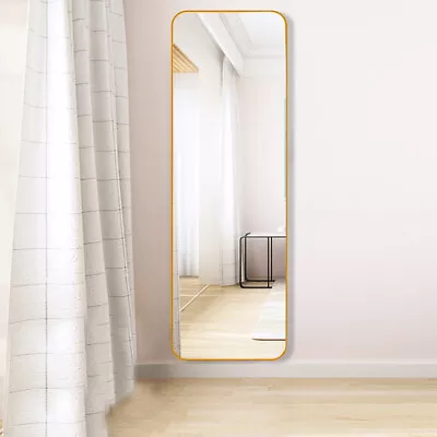 Full Length Body Mirror Dressing Large Framed For Wall Home Workout Gym Hallway • £27.95