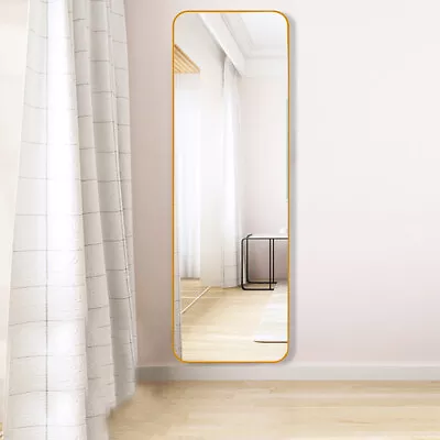 Full Length Mirror Over Door/Hanging Bathroom Mirror Dressing Home Bedroom Decor • £27.95