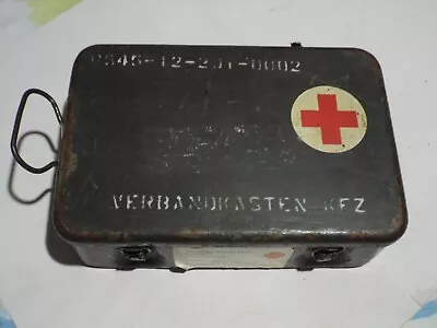 £30 • Buy Large German 1st Aid Tin,WW2?,with Later Contents