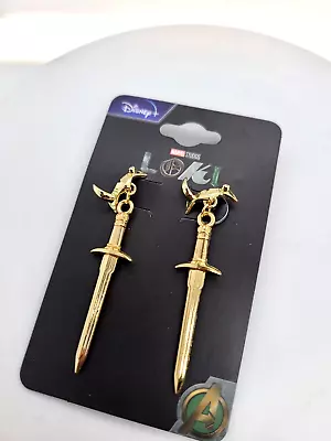 Marvel Loki Sylvie Crown & Sword Earrings • $12.99