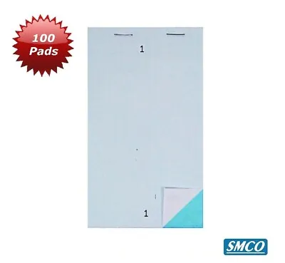 100 WAITER RESTAURANT ORDER PADS Duplicate Carbonless 76mm X 140mm PAD 20 NCR • £64.51