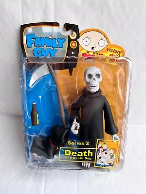 Bnib Mezco Toyz Family Guy Series 2 Death And Dog Toy Action Figure No Hood • £44.99