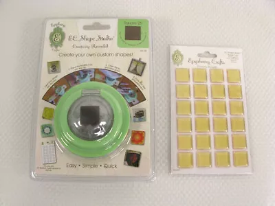 Epiphany Crafts EC Shape Studio Square 25 Button Punch Tool Plus Bubble Caps • $16.99