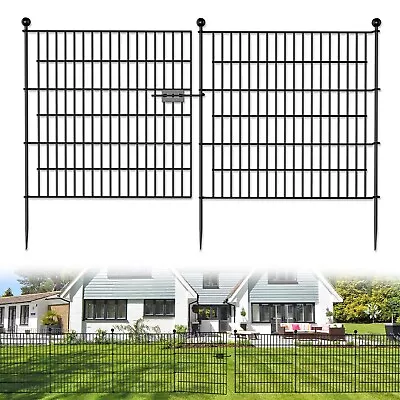 10 Panels With Lock No Dig Garden Fence For Yard Decorative 32 In(H) X 23.6 ... • $185.17