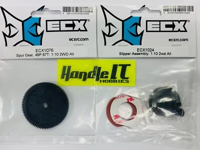 New! Ecx Slipper Assembly & Spur Gear. Parts# Ecx1024 & Ecx1076 Torment Ruckus • $12.49