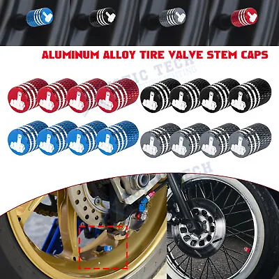 Tire Valve Stem Dust Cover Motorcycle Stem Air Caps For Harley Davision Yamaha • $6.89