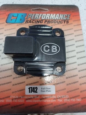 $38 • Buy CB Performance VW BILLET ALUMINUM FULL FLOW FACE PLATE -( OIL PUMP COVER 1846 ?)