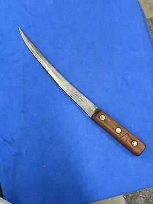Vintage FOSTER BROS Butcher  Knife 15” Long 10” Inch Blade CITY GR CO • $40