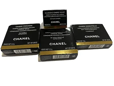 $64 • Buy Chanel Eyeshadows  -2x Ombré Premiere + 1x Ombré Essentially 1xlongwear Luminous