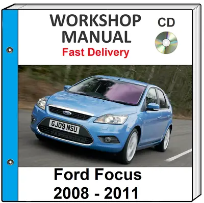 $11.99 • Buy Ford Focus 2008 2009 2010 2011 Service Repair Workshop Manual Cd