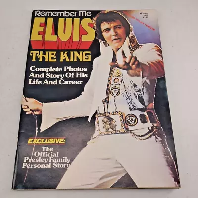 Remember Me Elvis The King 1977 Presley Family Personal Story Photos Life Career • $14.95