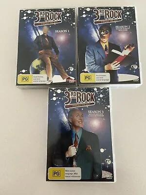 3rd Rock From The Sun Season 1-3 DVD PAL Region 4 Great Condition Free Postage • $32.50