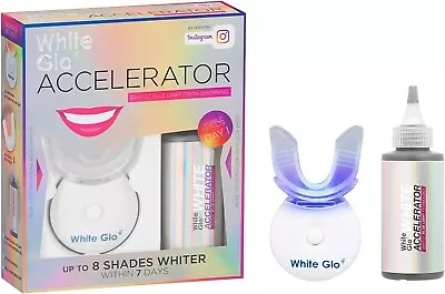 White Glo Accelerator Teeth Whitening Kit With LED Light For Sensitive Teeth-AU • $39.10