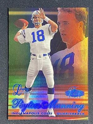 1998 Flair Showcase Peyton Manning Legacy Collection Row 2 /100 #3 Rookie RC • $0.99