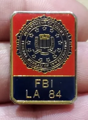 VTG FBI Federal Bureau Of Investigation Los Angeles Division 1984 Pin • $19.99