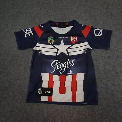 Sydney Roosters Jersey Kids 10 Years Rugby League Captain America Marvel Size 10 • $59.88