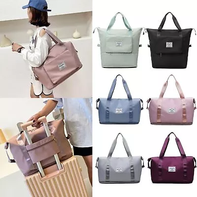 $21.84 • Buy Large Capacity Collapsible Unisex Travel Bag Expandable Waterproof Duffel Bag AU