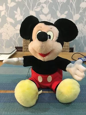 Vintage 1989 Mickey Mouse Walt Disneyland Disney World Plush (YD) • £6.64