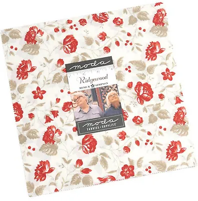 Ridgewood Moda Layer Cake 42 100% Cotton 10  Precut Quilt Squares • $47.99