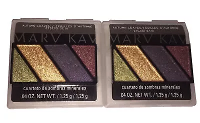 Mary Kay® Mineral Eye Shadow Color Quad ~ AUTUMN LEAVES ~ LOT OF 2 ~ NEW • $25.95