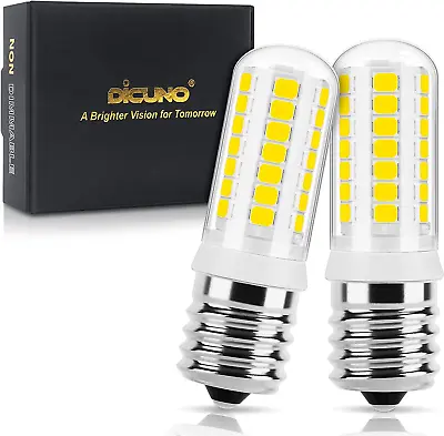 Dicuno E17 LED Bulb Under Microwave Oven Lights Daylight White 5000K 3W (40W H • $10.99