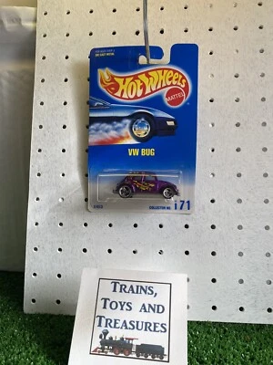 $9.90 • Buy Hot Wheels Purple VW BUG Collector No. 171 1998 NIP Rare Chrome Rims (B-955)