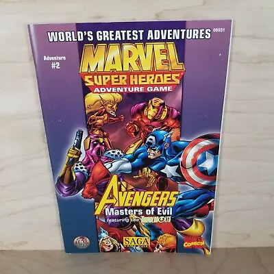 Marvel Superheroes Adventure Game #2 Avengers Master Of Evil TSR SAGA • $19.99