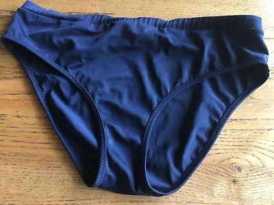 LIZ LANGE Maternity Swimsuit  Bottoms-XL-Black-Hipster Bikini Bathing Suit EUC • $7