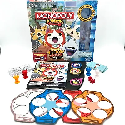 COMPLETE Monopoly JR Junior Yo-Kai Watch Edition Board Game NO BONUS MEDAL • $13.99