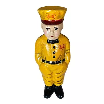 Cast Iron Golden Fleece Gas Boy Money Bank Service Man D.H. Lee 1949 - Man Cave • $54.95