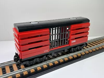 LEGO MOC Train Carriage Cattle Wagon 12V 9V Town City Trains • $99.95