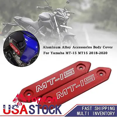 Aluminum Alloy Accessories Body Cover For Yamaha MT 15 MT-15 MT15 2018~20 Red Y • $20.69