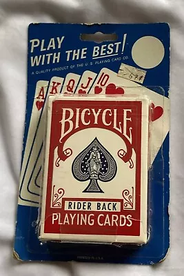 Rare Vintage Bicycle Playing Cards Rider Back Poker New In Original Packaging • $15.55