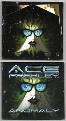 KISS Ace Frehley Autographed  Anomaly  CD Poster Insert Silver Pen Signature • £47.50