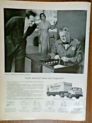 1959 Mayflower Moving Transit Company Ad Our Mover Was An Expert • $2