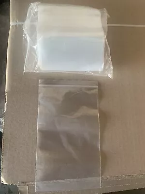 Reclosable Zipper Bags 5” X 8” 2 MIL (100) • $7.60