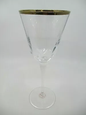 VIETRI INCANTO GOLD WATER GOBLET  - 9 3/8  X 3 5/8    0111H • $29.98